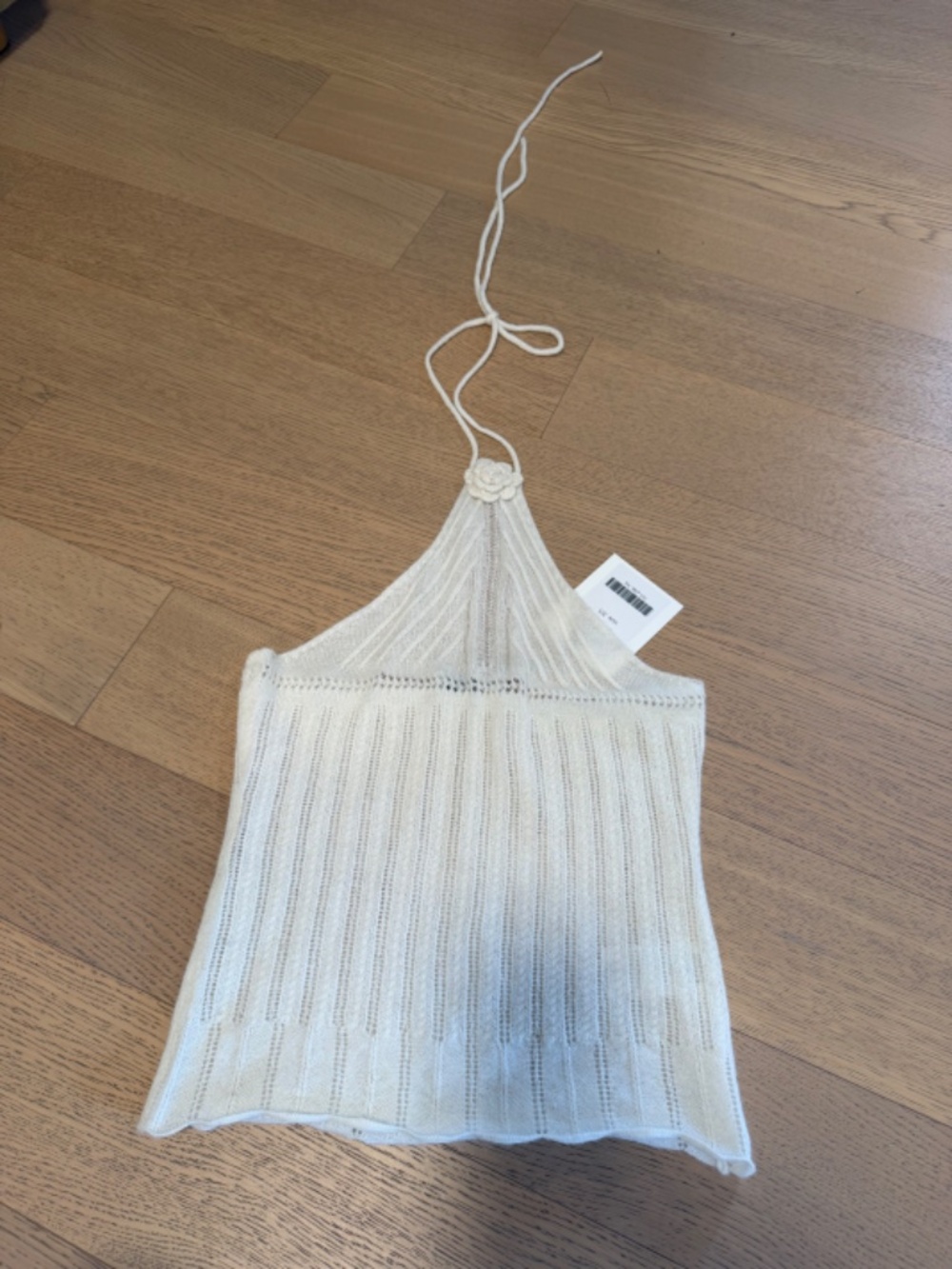 De Rococo Fuzzy Halter Top - Picture 2 of 3